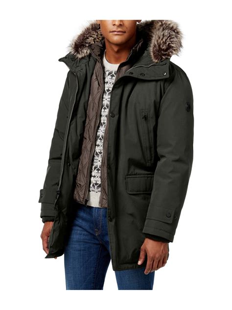 michael kors men's orange jacket|michael kors men's winter jacket.